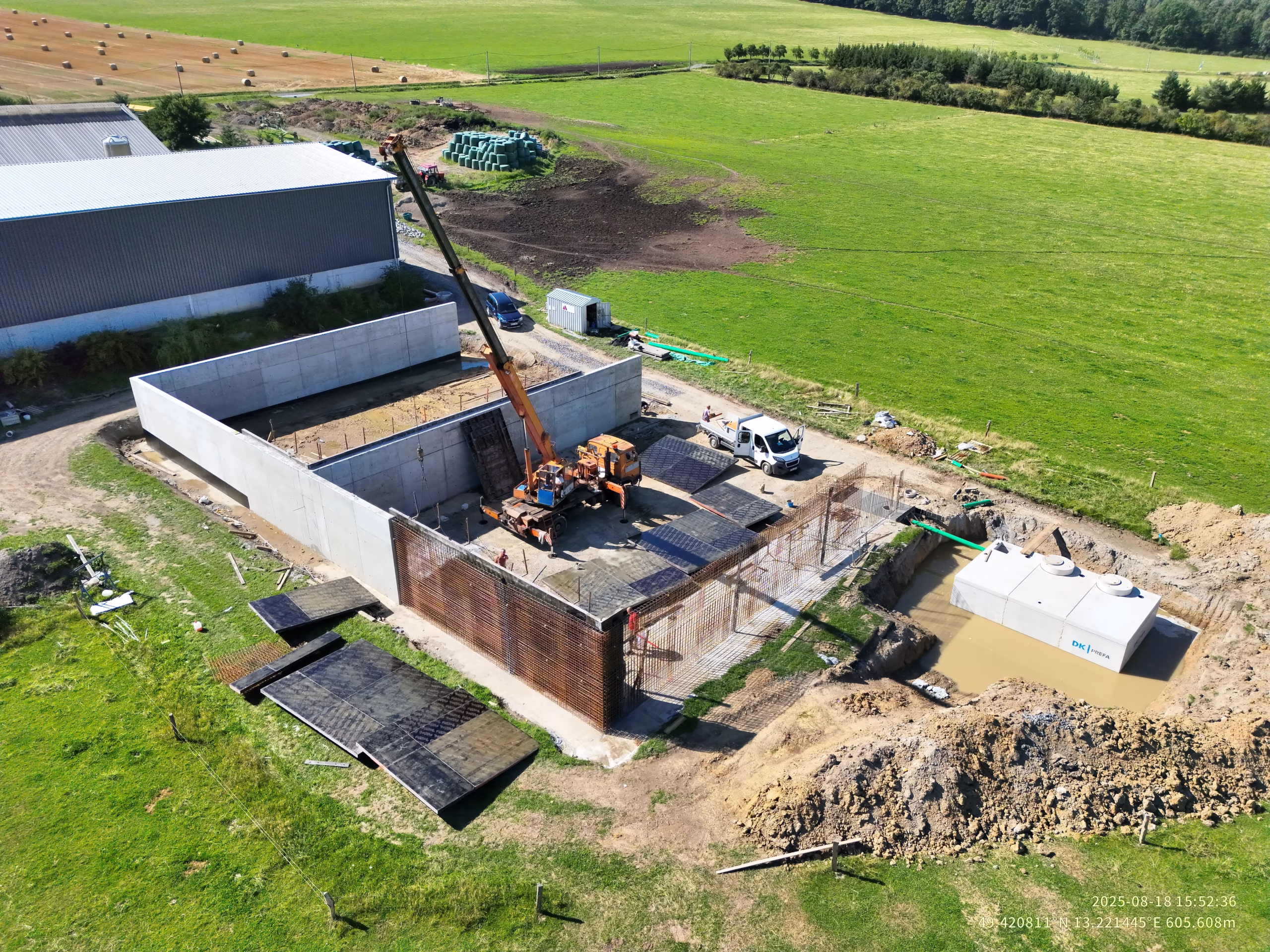 Hnojiště a jímka Drslavice